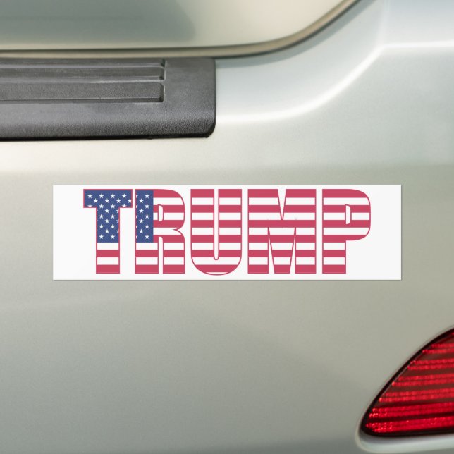 Trump Election 2024  Bumper Sticker (On Car)