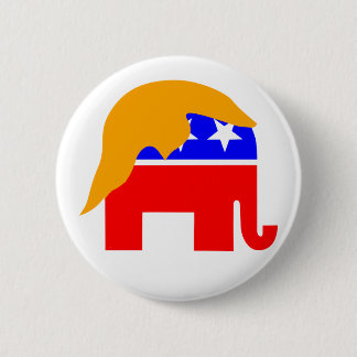 Trump Elephant 2 Inch Round Button