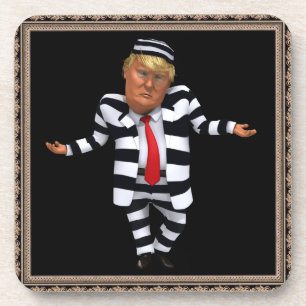 Trump en prison porte le Dessous de verre
