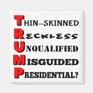 Trump en un clin d'oeil : un aimant blanc