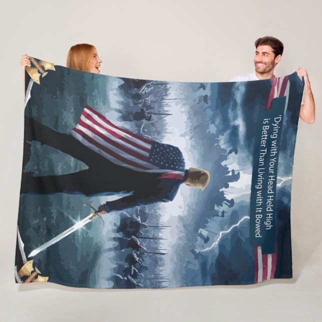 Trump Epic Warrior Blanket (In Situ)