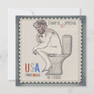 Trump et la carte de vacances Stinker