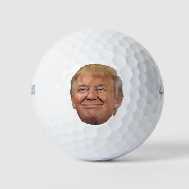 Trump face à la balle de golf (Devant)