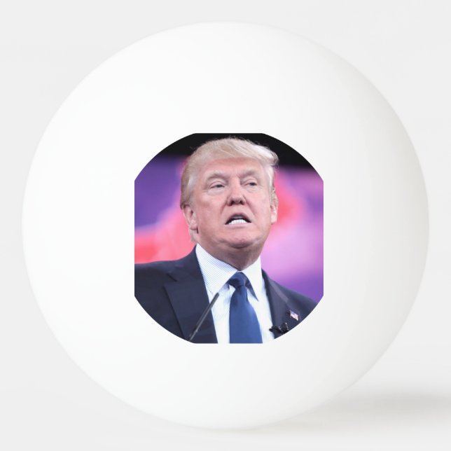Trump Face Ping Pong Ball (Front)