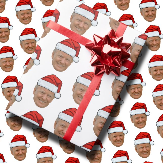 Trump Face  Wrapping Paper (Creator Uploaded)