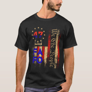Trump Fafo F Around Find Out Us Flag Vintage T-Shirt