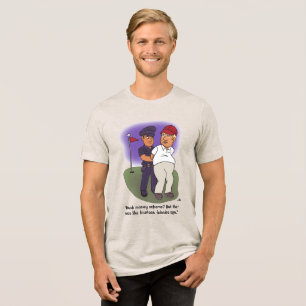 Trump Felonies Men's Oatmeal Tri-Blend Shirt