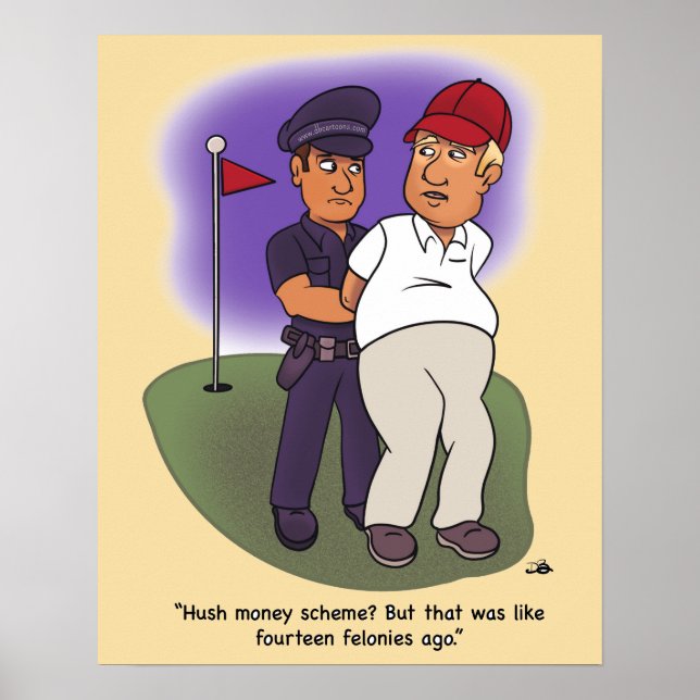 Trump Felonies Poster (Front)