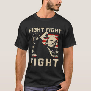 Trump Fight Fight Fight 1776 We The People Flag Tr T-Shirt