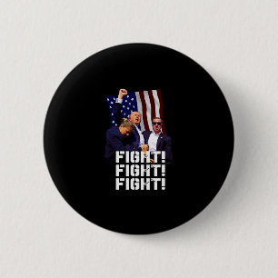 Trump Fight Fight Fight 1  2 Inch Round Button