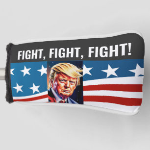 TRUMP FIGHT, FIGHT FIGHT GOLF GIFTS HEAD COVER
