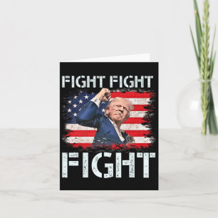 Trump Fight Fight Fight Trump Signals To Americans Card