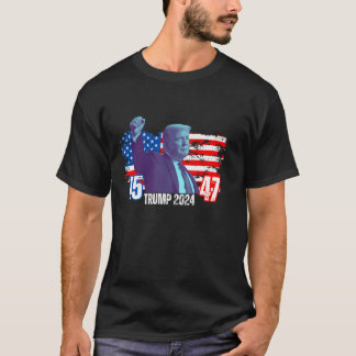 Trump First In The Air Trump For President 2024 Tr T-Shirt