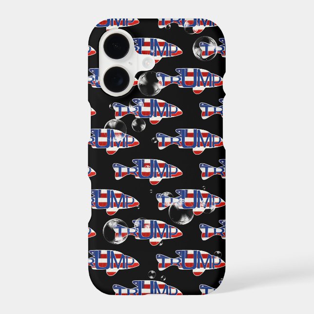 TRUMP Fish Flags with Bubbles (Back)