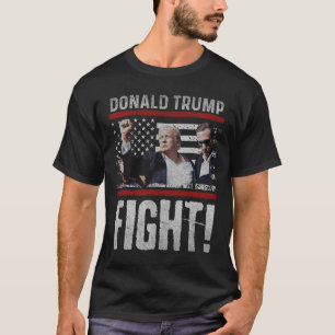 Trump Fist Shirt American Flagtee Trump Fight