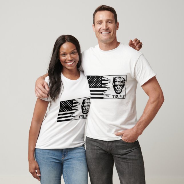Trump Flag © FB @ #USAPatriotGraphics  T-Shirt (Unisex)