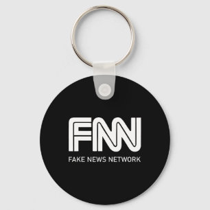 Trump Fnn Fake News Network  Keychain