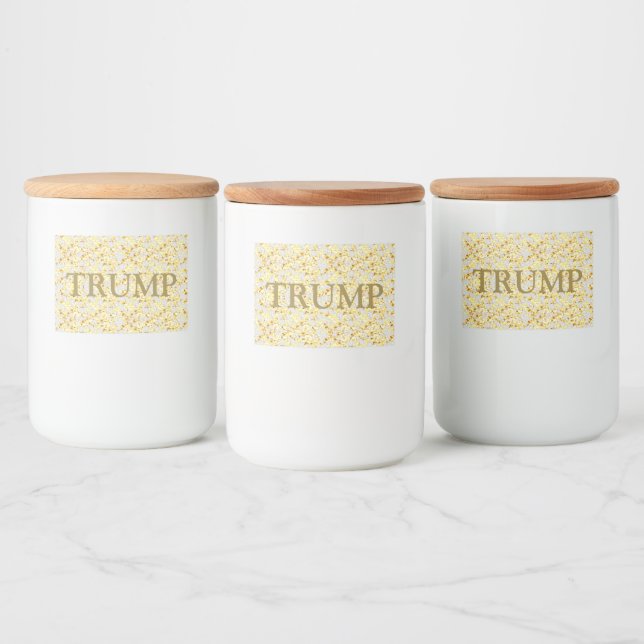 TRUMP  FOOD LABEL (Bottles)