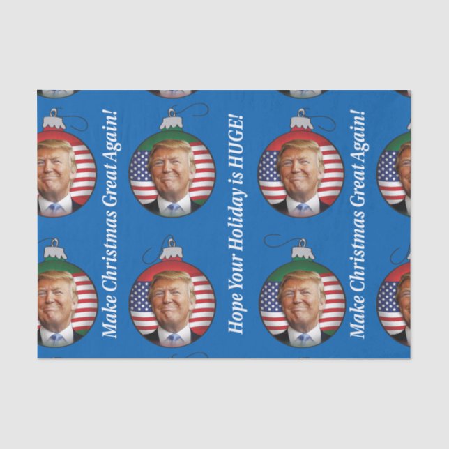 Trump for Christmas Tissue Paper (Front)