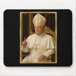 Trump For Pope T Shirt President Trump Tees 2025 2 Mouse Pad