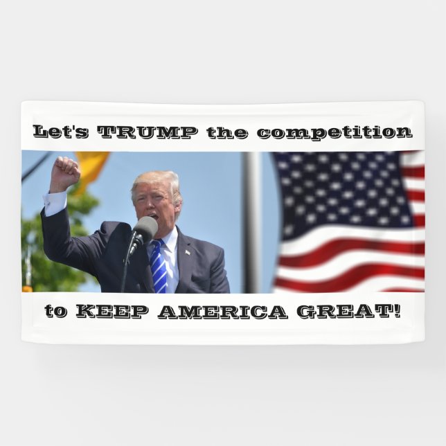 Trump for President 2020 Banner (Horizontal)