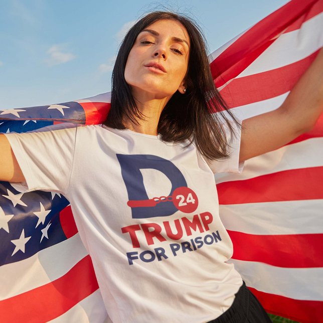 Trump For Prison 2024 T-Shirt (Creator Uploaded)