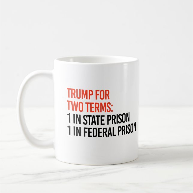 Trump for two terms coffee mug (Left)