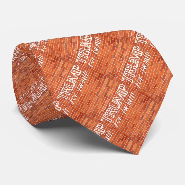 Trump for (w)all! tie (Rolled)