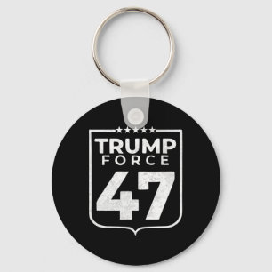 Trump Force 47  Keychain