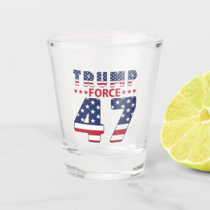 Trump Force 47 Shot Glass