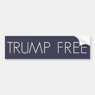 TRUMP FREE BUMPER BUMPER STICKER