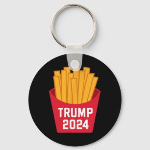 Trump French Fries 2024 Trump 2024 Trump Fries 1 Keychain