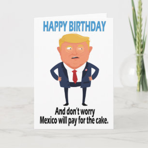 Trump Funny Birthday Card