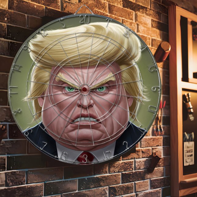 TRUMP Funny Dartboard With A Presidential Target (Creator Uploaded)