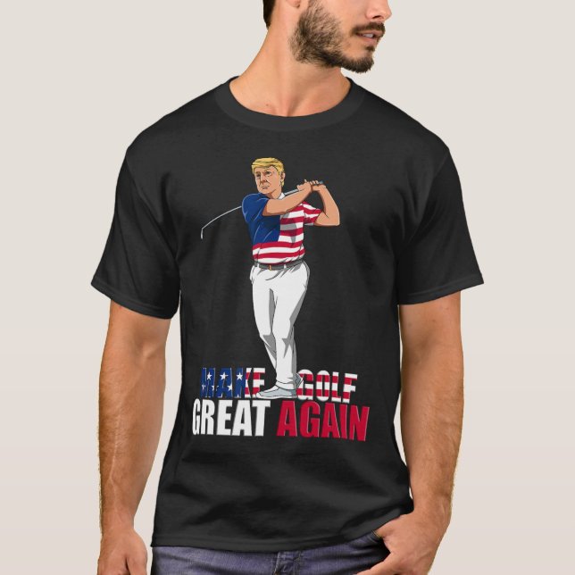 Trump - Funny Golf Gift  T-Shirt (Front)