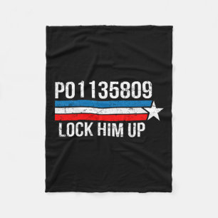 Trump Ga Booking Number Fulton County Jail Lock Hi Fleece Blanket