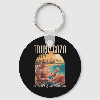 Trump Gaza Keychain