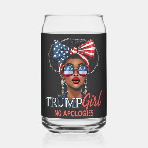 Trump Girl No Apologies Inaguration Girls Power Can Glass