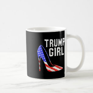 Trump Girl Trump 2025 Election American Flag  Coffee Mug