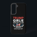 Trump Girlie Coquette Social Club Bow Election  Samsung Galaxy Case<br><div class="desc">Trump Girlie Coquette Social Club Bow Flag Election Vote 2024 Make America Great Again</div>