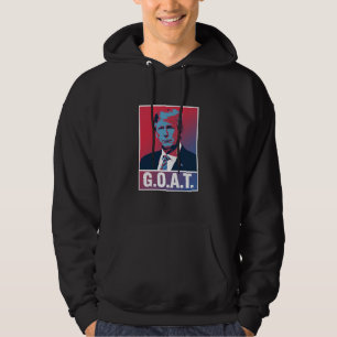 Trump GOAT Election 2024 Republican Vintage Hoodie