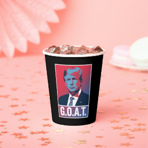 Trump GOAT Election 2024 Republican Vintage Paper Cups