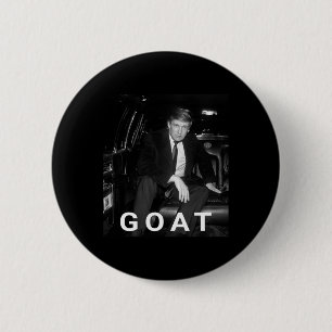 Trump Goat Republican Conservative Gift Trump 2024 2 Inch Round Button