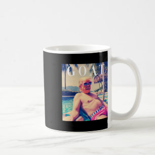 Trump Goat Shirt Funny Summer 2024 Republican Dona Coffee Mug
