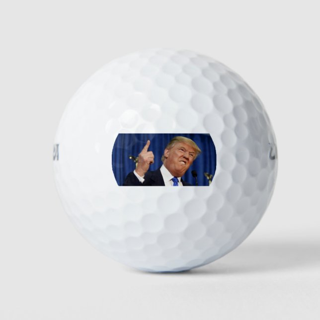 Trump Golf Balls (Trump Finger Pointing) (Front)