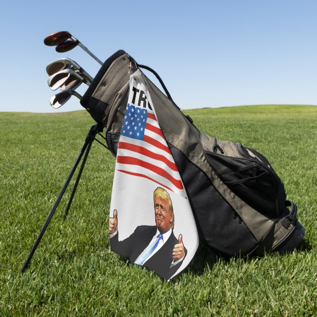 TRUMP GOLF TOWEL PATRIOTIC (Green)