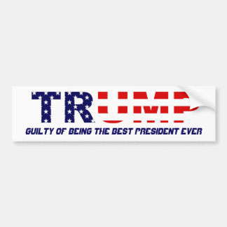 TRUMP GUILTY BUMPER STICKER
