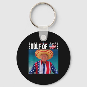 Trump Gulf Of United States Of America Keychain