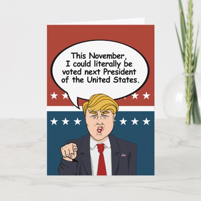 Trump Halloween Card - There are scarier things th (Front)