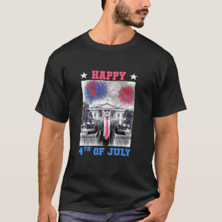 TRUMP HAPPY 4th of JULY Daddy Fireworks Staff Pyro T-Shirt